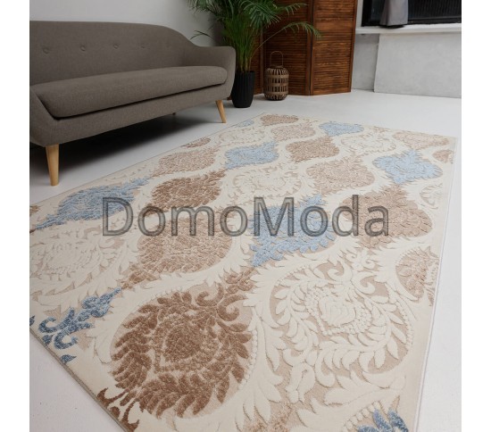 Акриловий килим Festival Yazz 7667A ivory-ivory - Висока якість за найкращою ціною в Україні зображення 5.